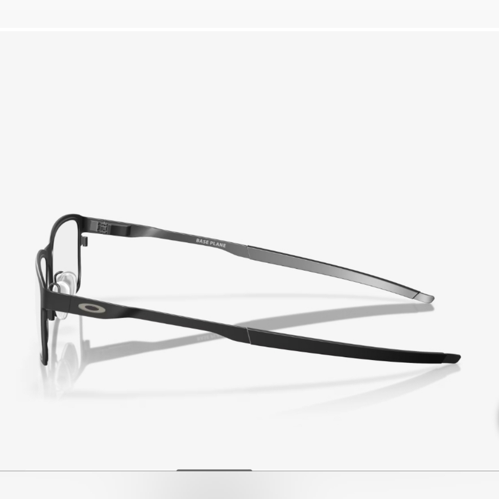 Oakley Steel Black Rectangular Glasses - image 2